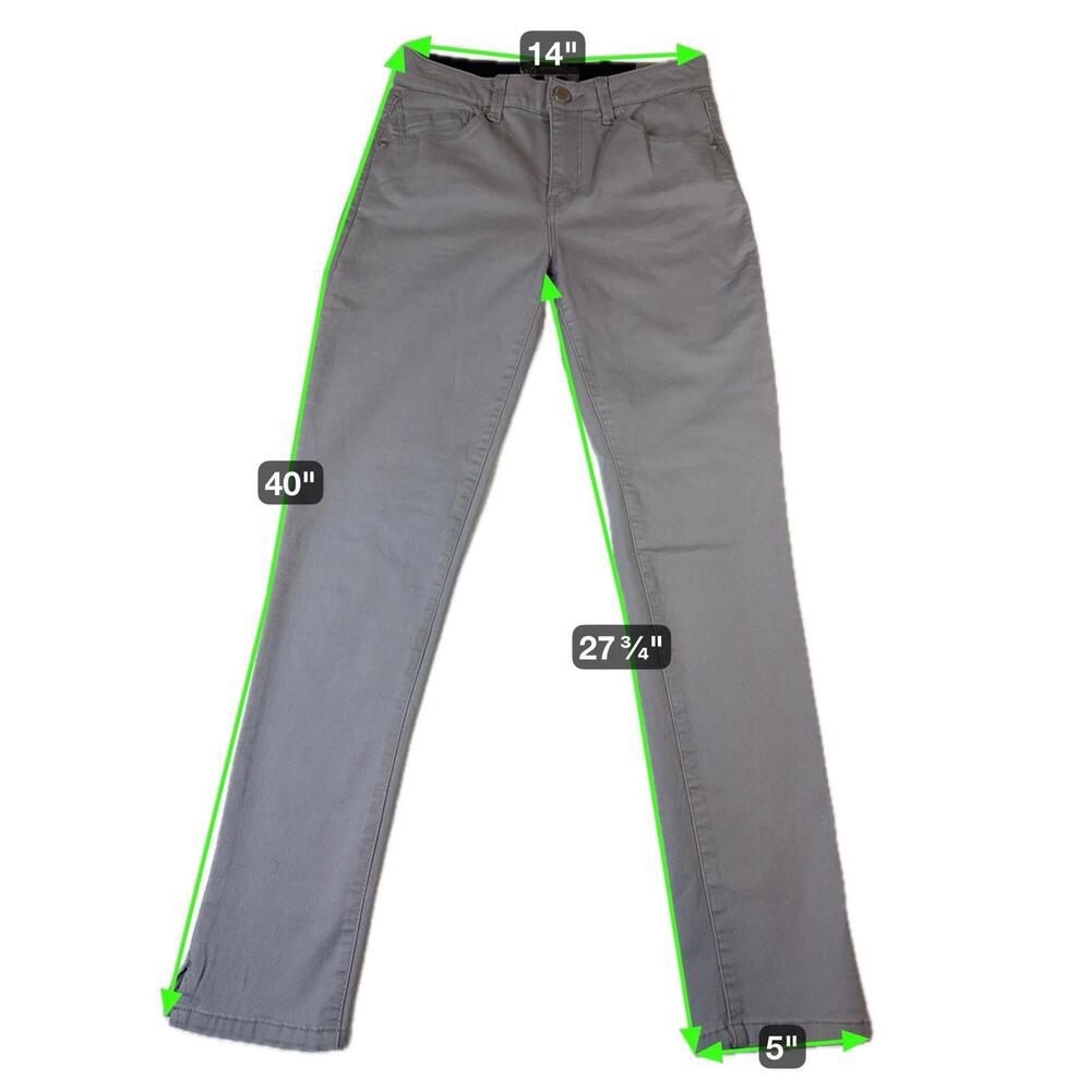 Wit& Wisdom Ab- Solution High Rise Ankle Skimmer Pants Gray Size 0 NEW!! - Picture 2 of 5